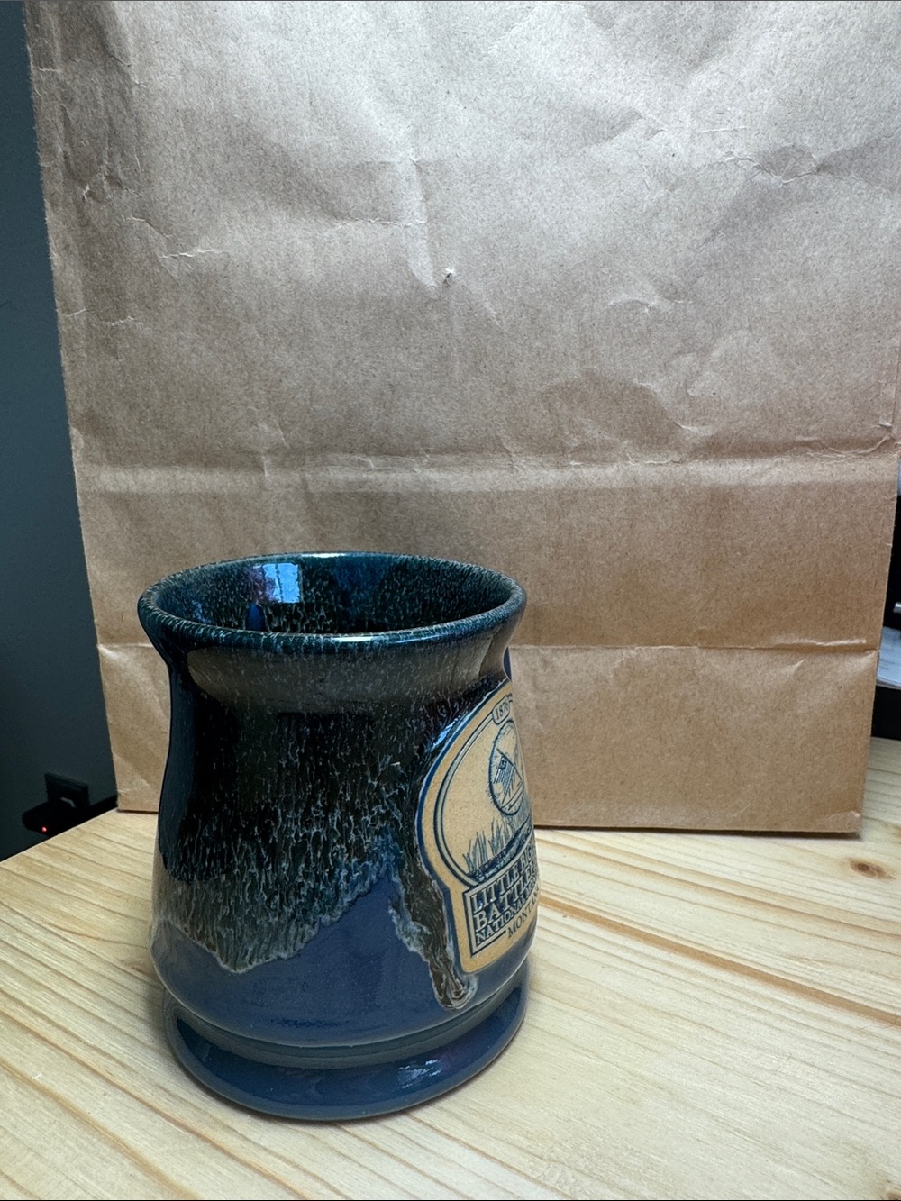 Little Bighorn Battlefield Ceramic Mug - Deep Blue - Picture 5 of 7